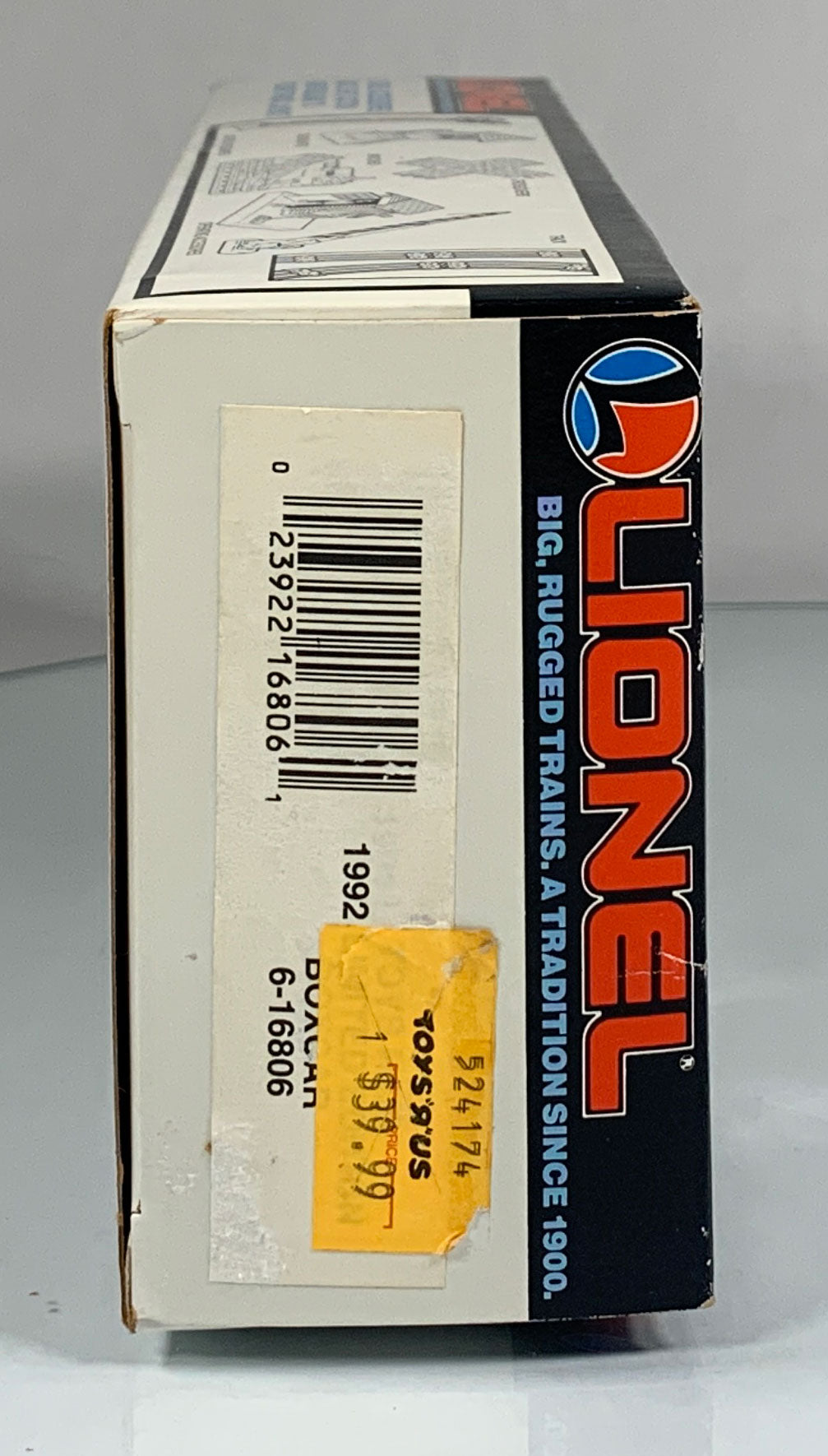 LIONEL • O GAUGE • 1992 Toys R Us Limited Edition Boxcar 6-16806 • NEW OLD STOCK