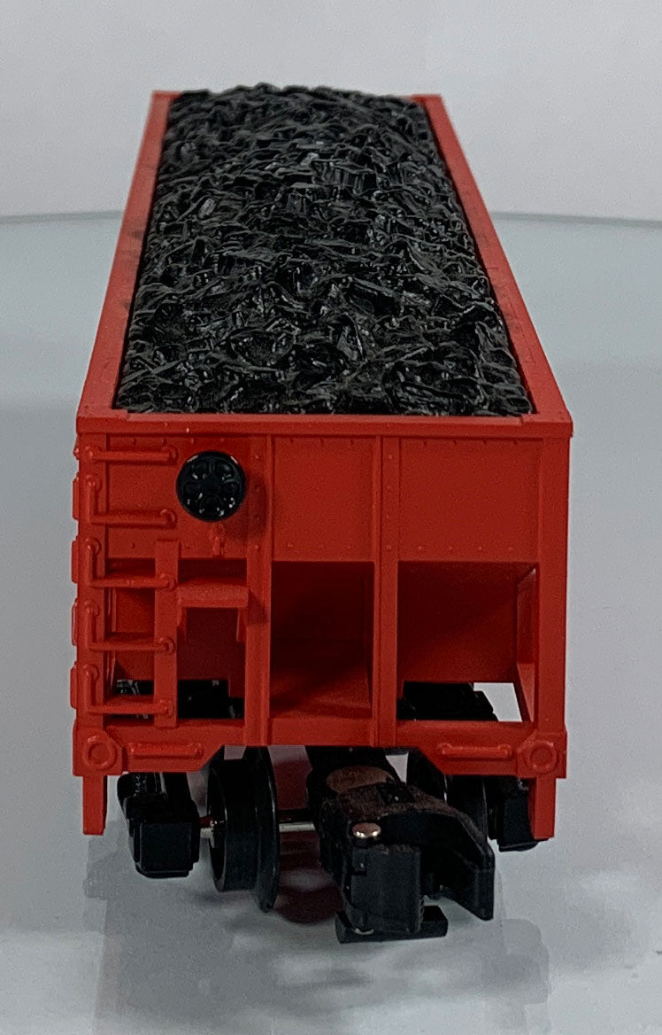 AMERICAN FLYER • S GAUGE • 2003 Burlington Hopper w Coal Load 6-48622 • EX COND