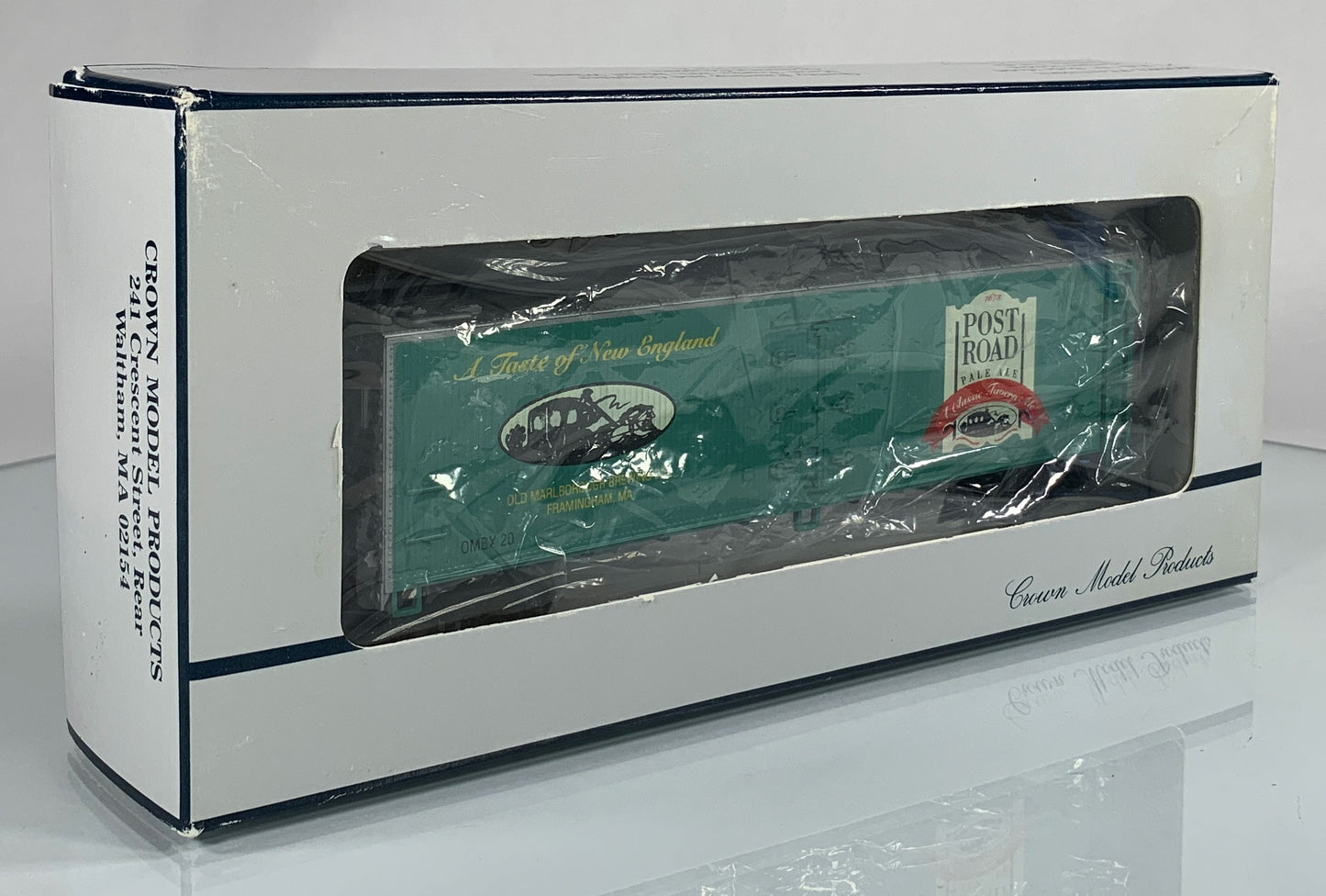 CROWN MODEL PRODUCTS • S GAUGE • 1998 Post Road Pale Ale Reefer SR-9050• EX COND