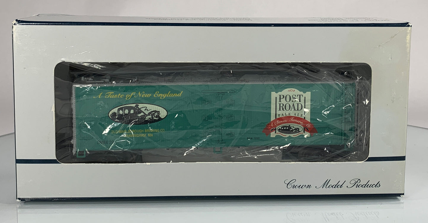 CROWN MODEL PRODUCTS • S GAUGE • 1998 Post Road Pale Ale Reefer SR-9050• EX COND