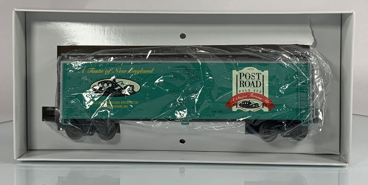 CROWN MODEL PRODUCTS • S GAUGE • 1998 Post Road Pale Ale Reefer SR-9050• EX COND