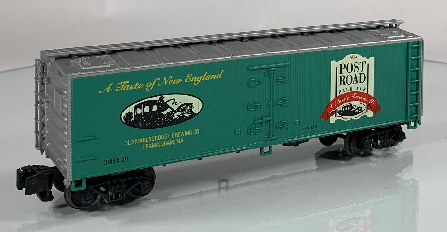 CROWN MODEL PRODUCTS • S GAUGE • 1998 Post Road Pale Ale Reefer SR-9050• EX COND