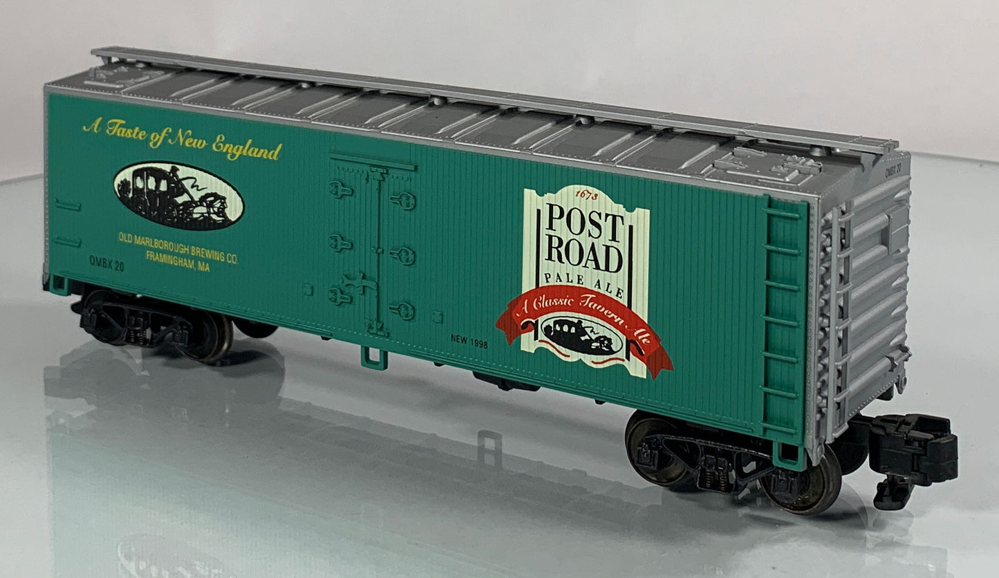 CROWN MODEL PRODUCTS • S GAUGE • 1998 Post Road Pale Ale Reefer SR-9050• EX COND