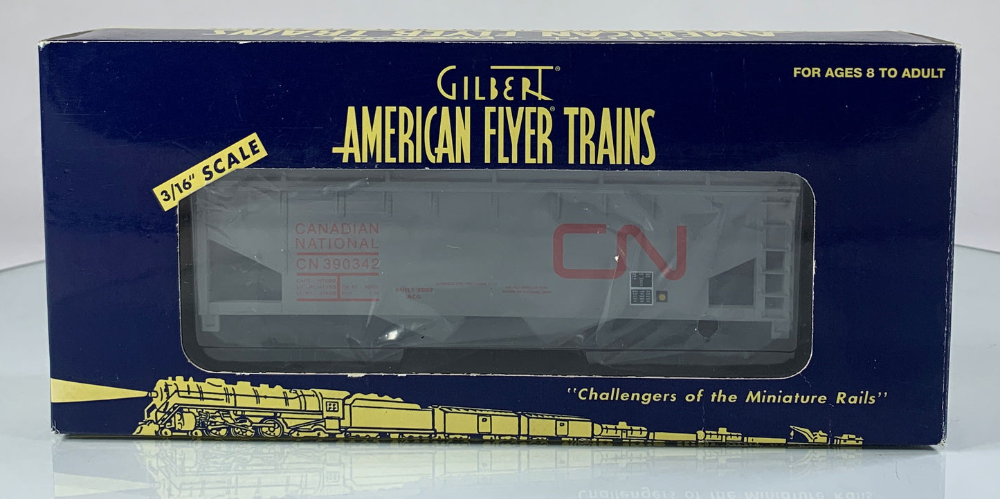AMERICAN FLYER • S GAUGE • 2002 Canadian National Covered Hopper 6-48621 • NEW OLD STOCK