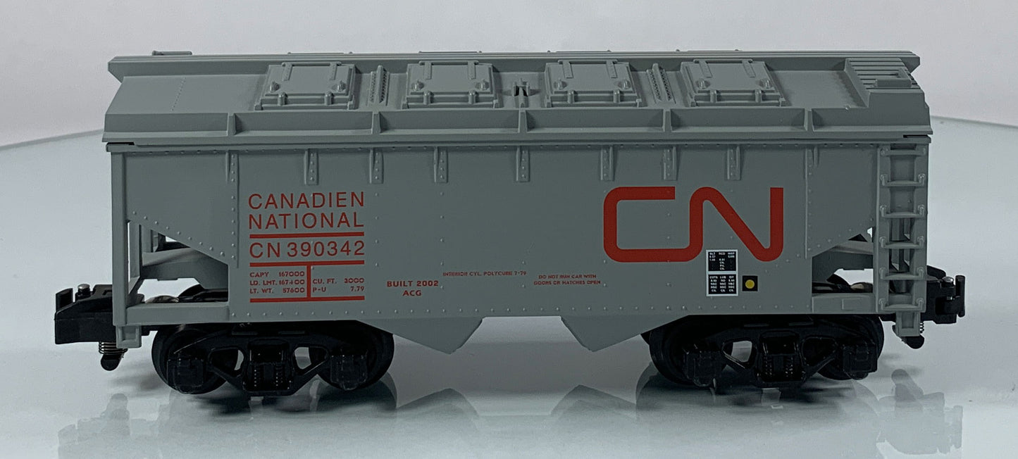 AMERICAN FLYER • S GAUGE • 2002 Canadian National Covered Hopper 6-48621 • NEW OLD STOCK
