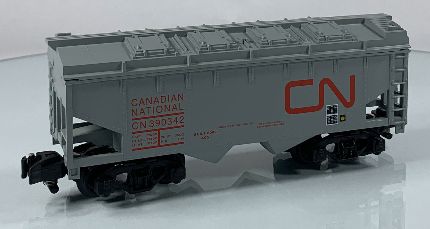 AMERICAN FLYER • S GAUGE • 2002 Canadian National Covered Hopper 6-48621 • NEW OLD STOCK