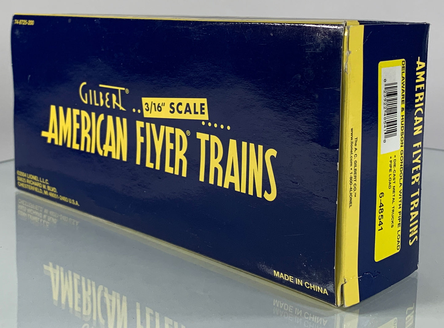 AMERICAN FLYER • S GAUGE • 2005 Delaware & Hudson Gondola w/Pipe Load 6-48541 • NEW OLD STOCK