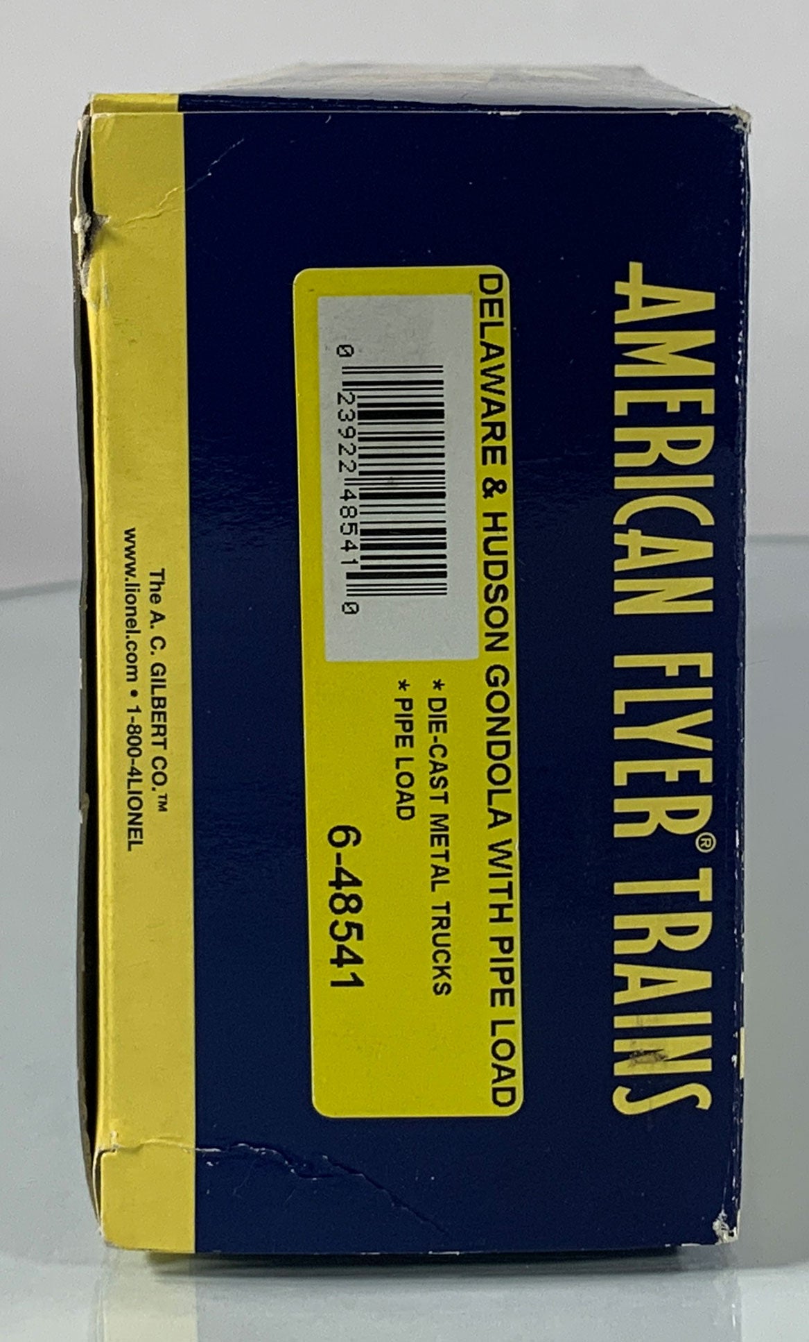AMERICAN FLYER • S GAUGE • 2005 Delaware & Hudson Gondola w/Pipe Load 6-48541 • NEW OLD STOCK