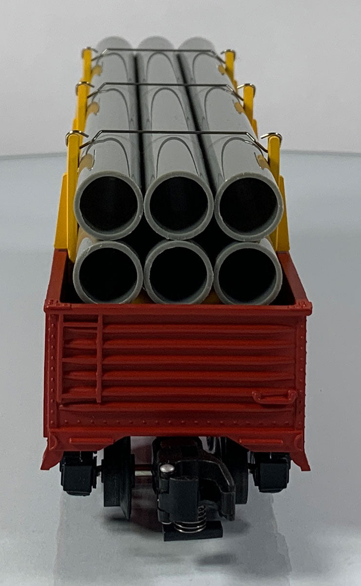 AMERICAN FLYER • S GAUGE • 2005 Delaware & Hudson Gondola w/Pipe Load 6-48541 • NEW OLD STOCK