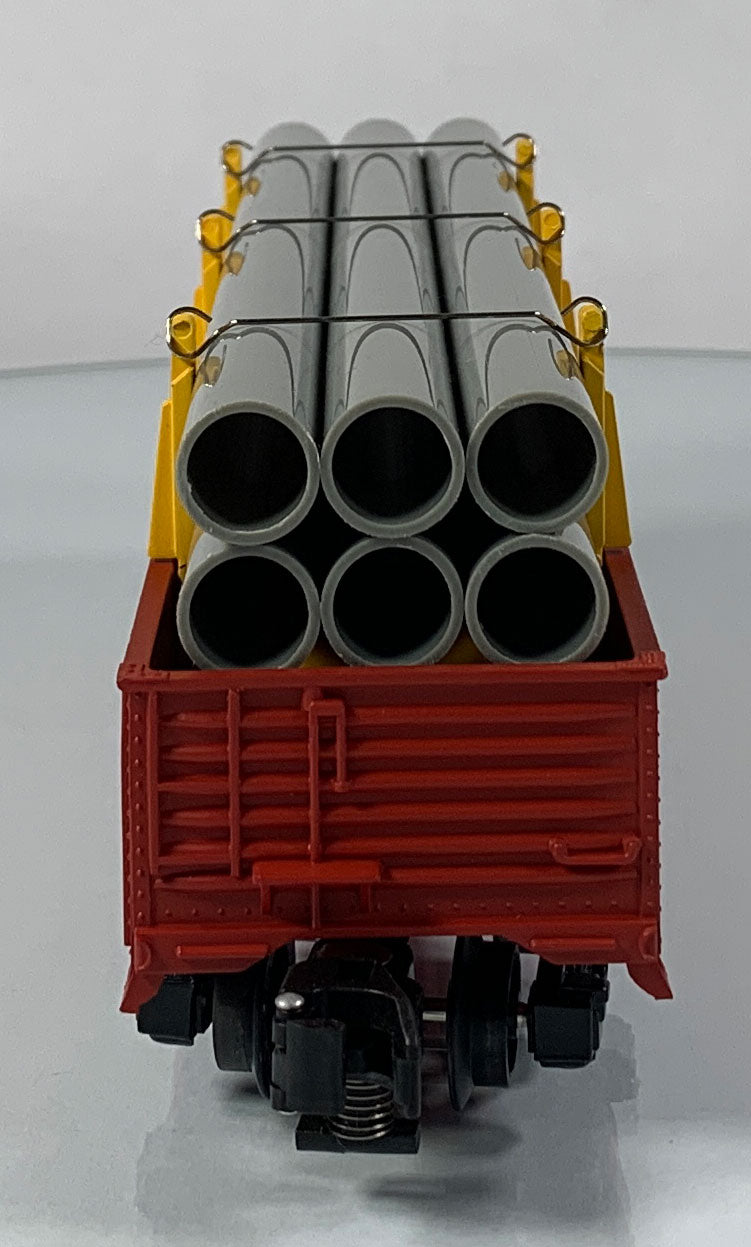 AMERICAN FLYER • S GAUGE • 2005 Delaware & Hudson Gondola w/Pipe Load 6-48541 • NEW OLD STOCK