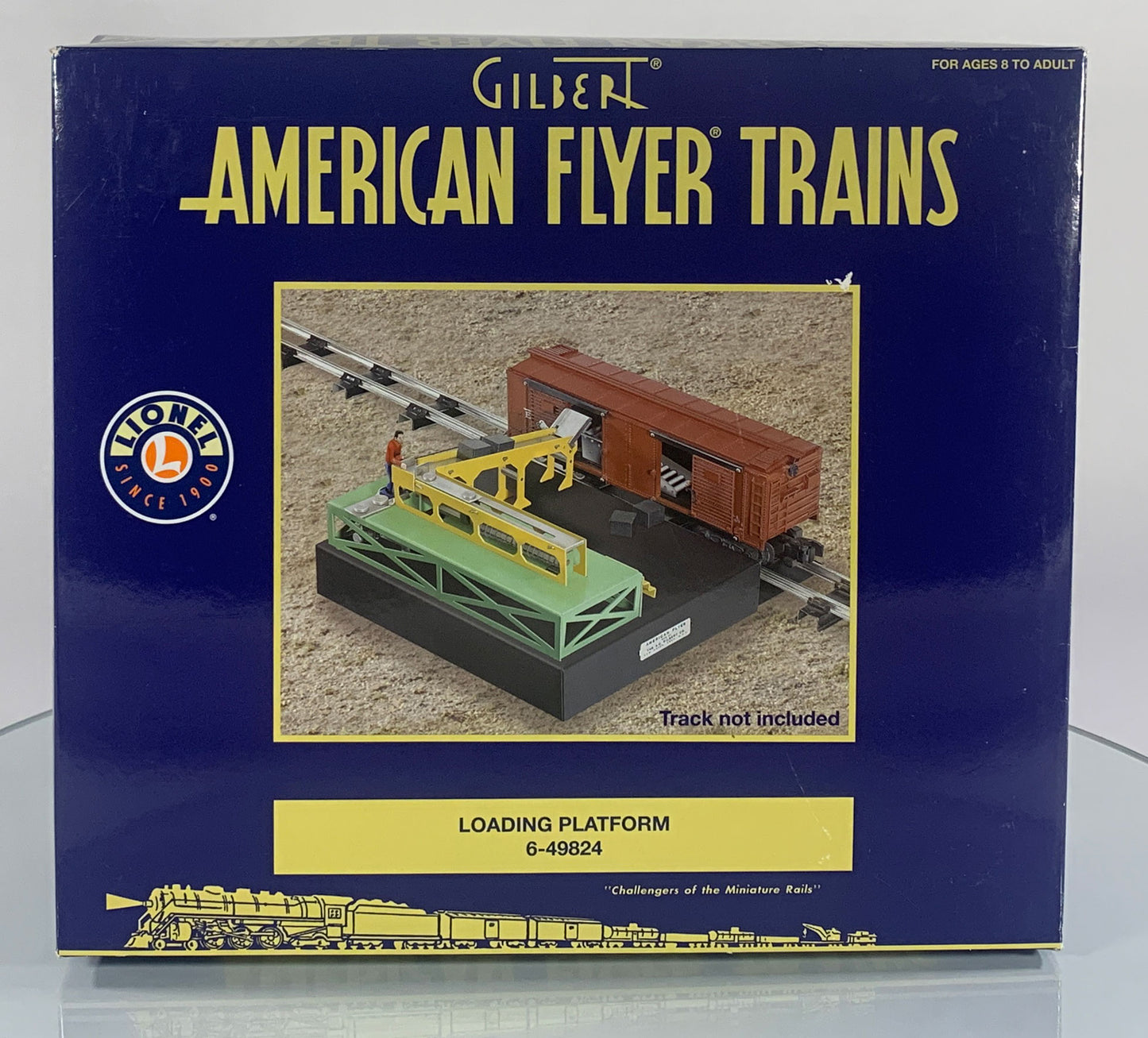 AMERICAN FLYER • S GAUGE • 2005 Loading Platform 6-49824 Erie Operating Boxcar 6-49036 • EX COND