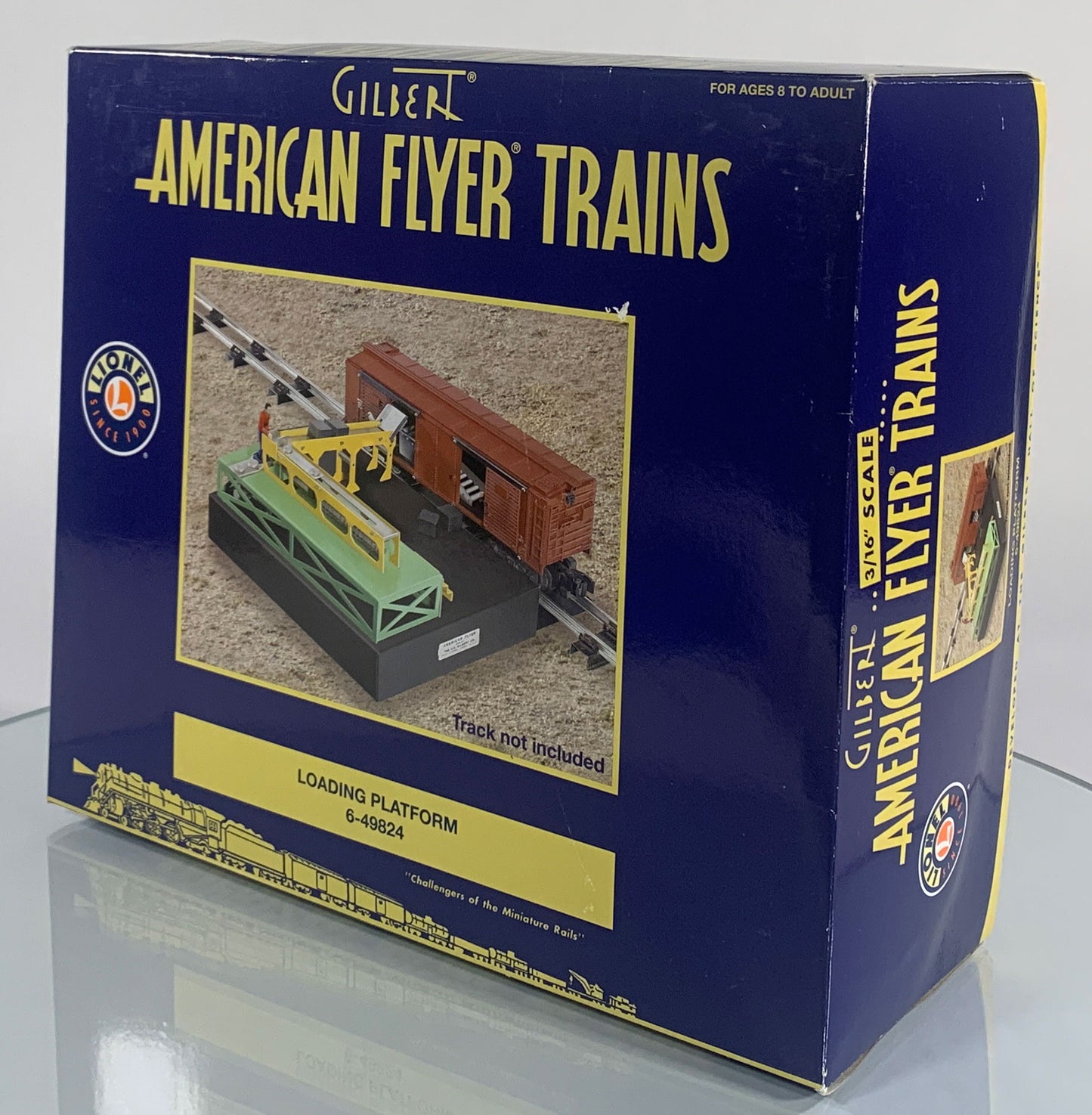 AMERICAN FLYER • S GAUGE • 2005 Loading Platform 6-49824 Erie Operating Boxcar 6-49036 • EX COND