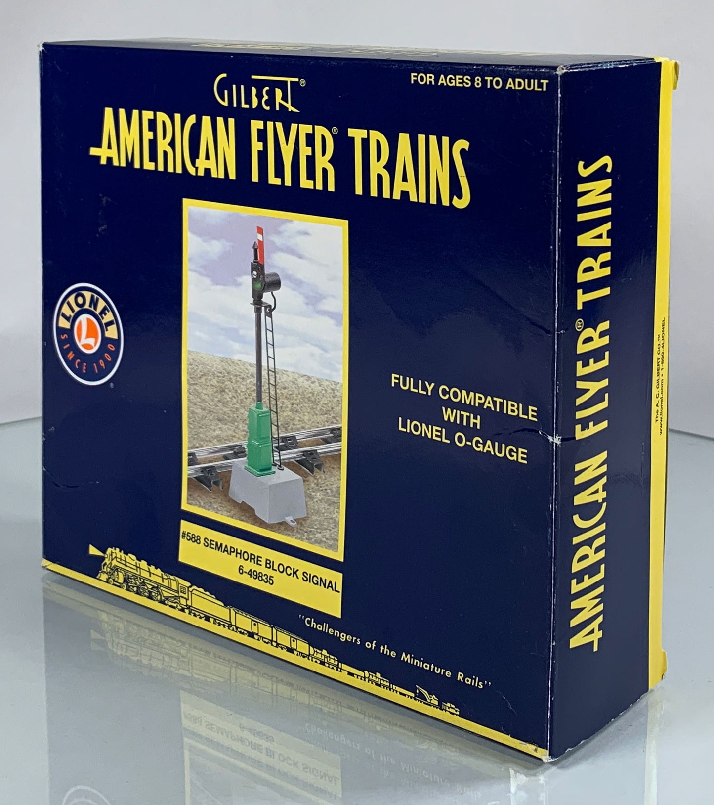 AMERICAN FLYER • S GAUGE • 2007 Operating #588 Semaphore Block Signal 6-49835 • EX COND