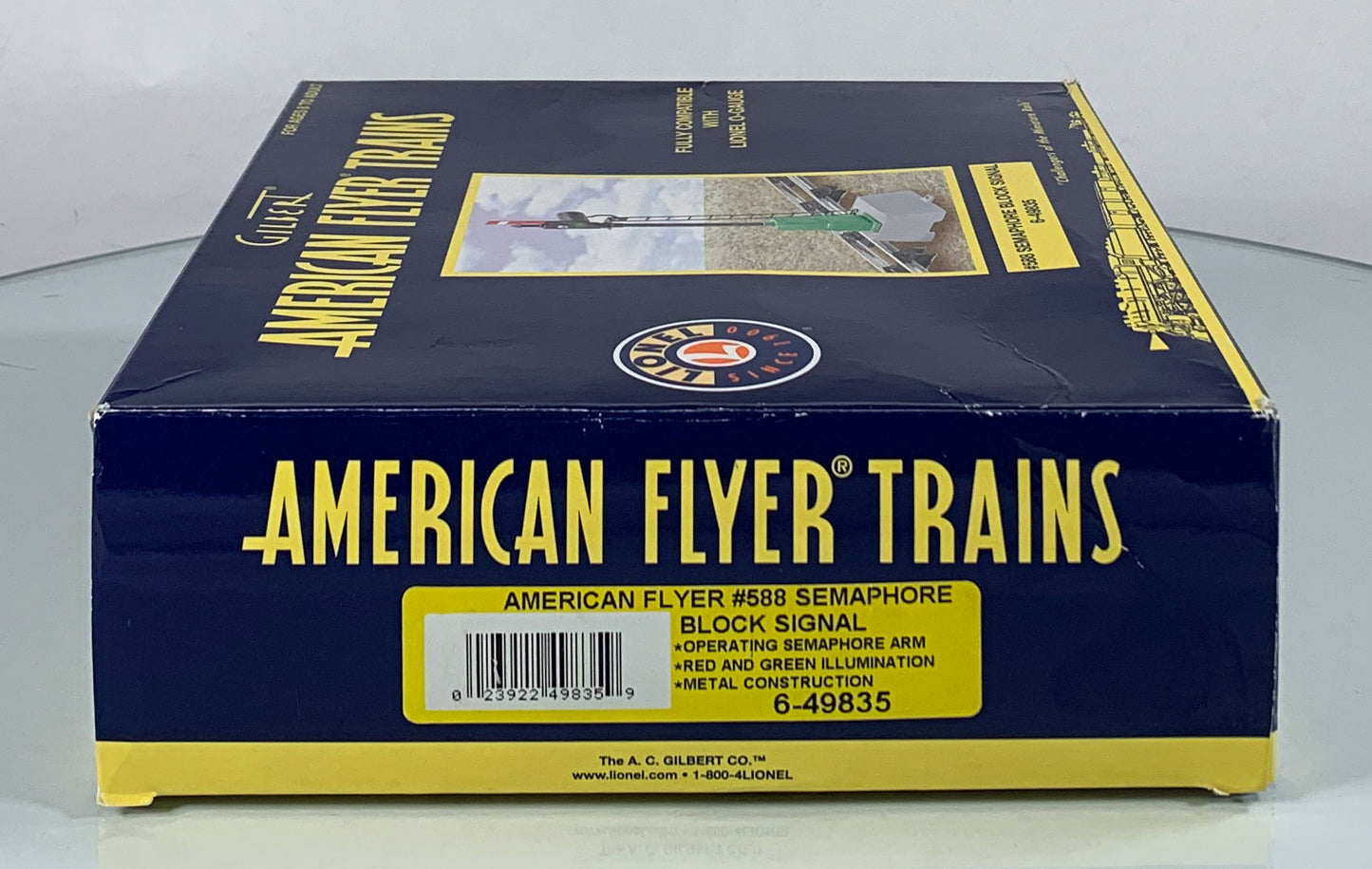 AMERICAN FLYER • S GAUGE • 2007 Operating #588 Semaphore Block Signal 6-49835 • EX COND