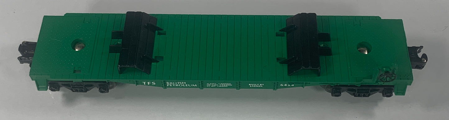 LIONEL • O GAUGE • 2001 BP Flatcar w/2 Piggyback Trailers 6-26001 • NEW OLD STOCK