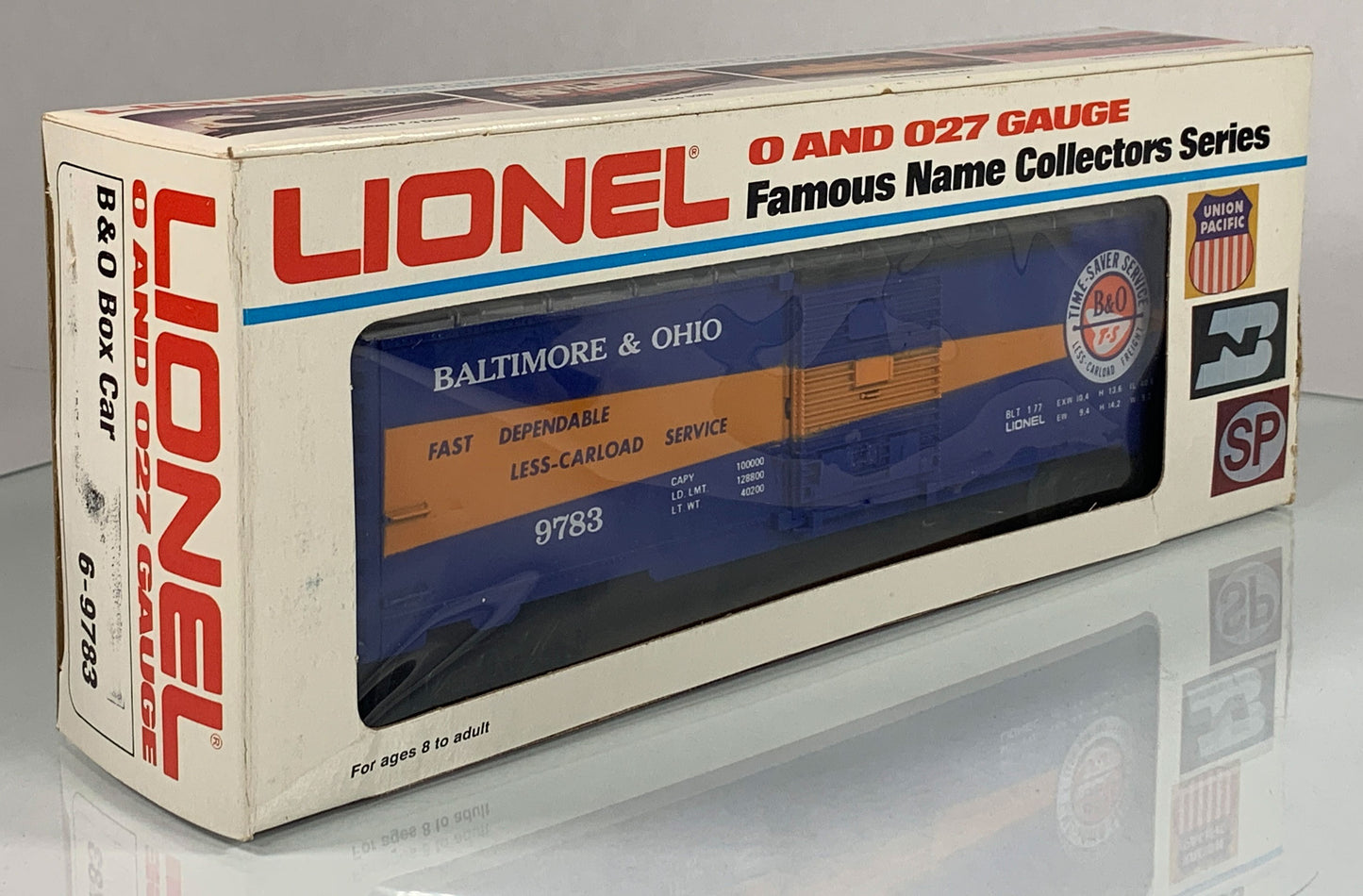 LIONEL • O GAUGE • 1977 Baltimore & Ohio Boxcar 6-9783 • EX COND