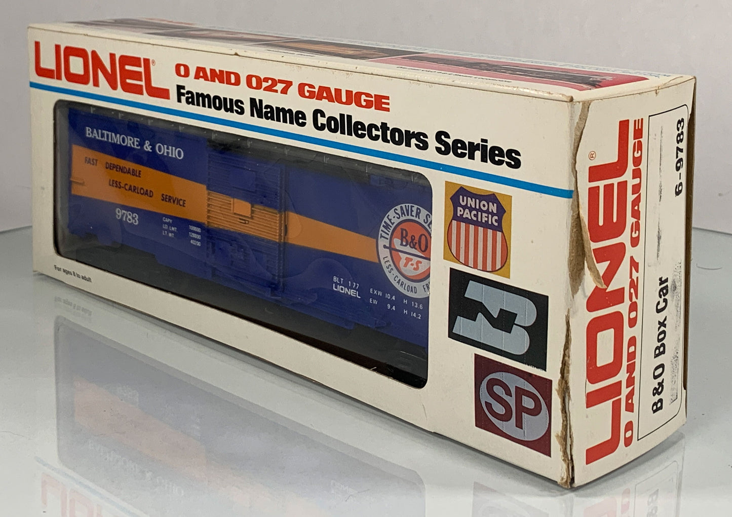 LIONEL • O GAUGE • 1977 Baltimore & Ohio Boxcar 6-9783 • EX COND