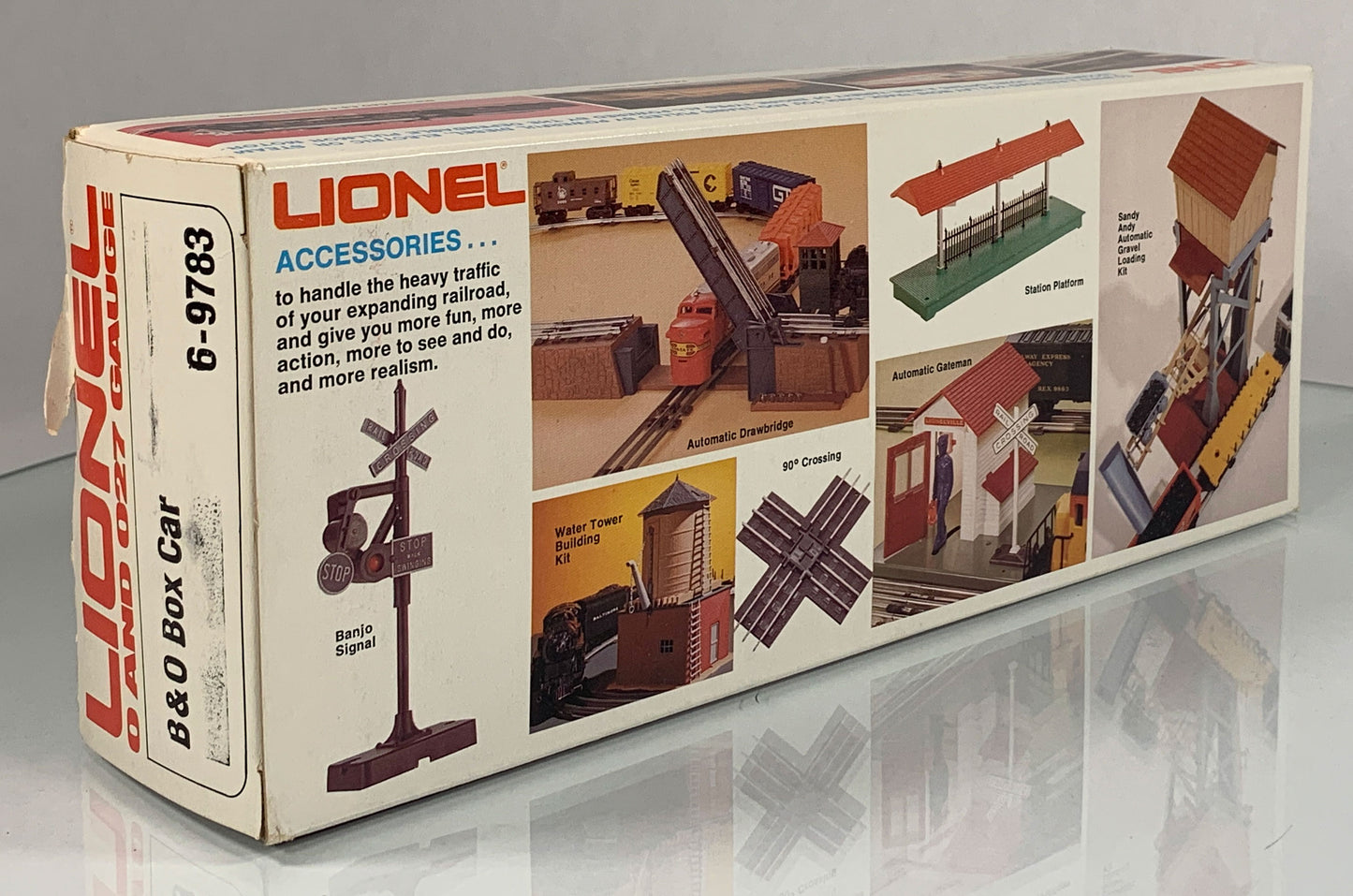 LIONEL • O GAUGE • 1977 Baltimore & Ohio Boxcar 6-9783 • EX COND