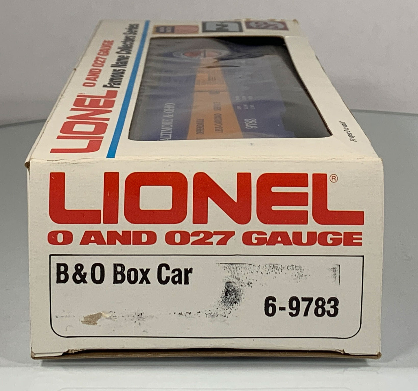 LIONEL • O GAUGE • 1977 Baltimore & Ohio Boxcar 6-9783 • EX COND