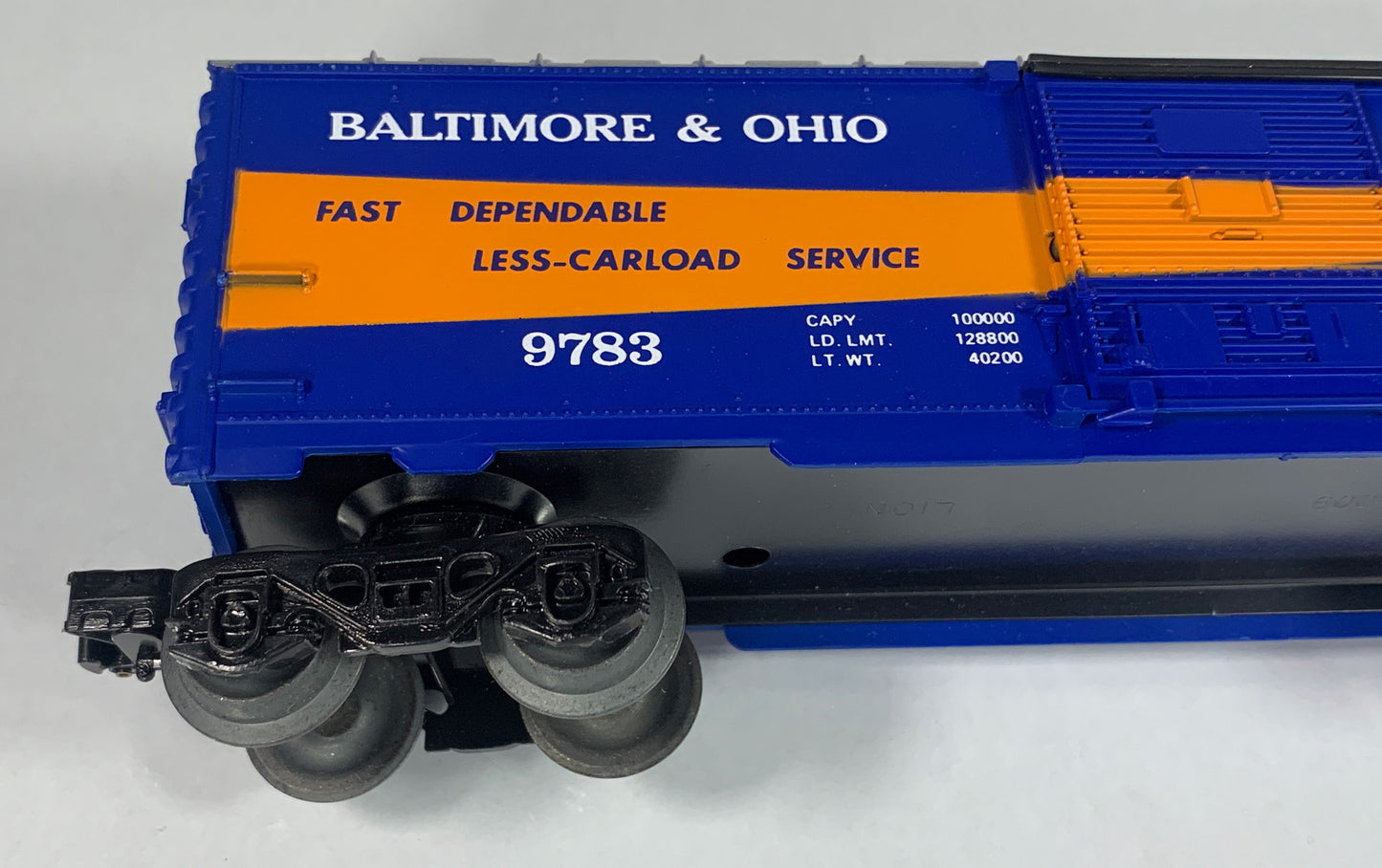 LIONEL • O GAUGE • 1977 Baltimore & Ohio Boxcar 6-9783 • EX COND