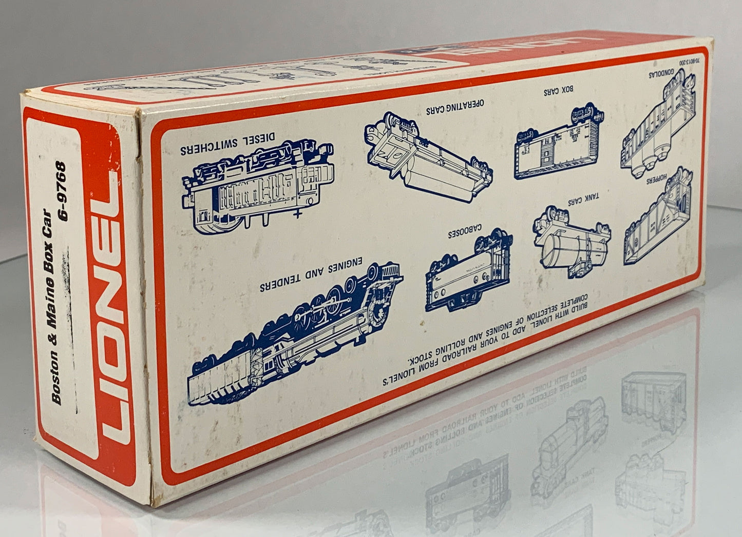 LIONEL • O GAUGE • 1976 Boston & Maine Boxcar 6-9768 • EX COND