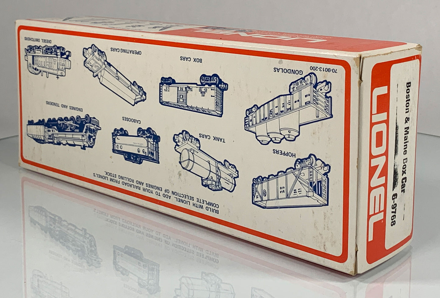 LIONEL • O GAUGE • 1976 Boston & Maine Boxcar 6-9768 • EX COND
