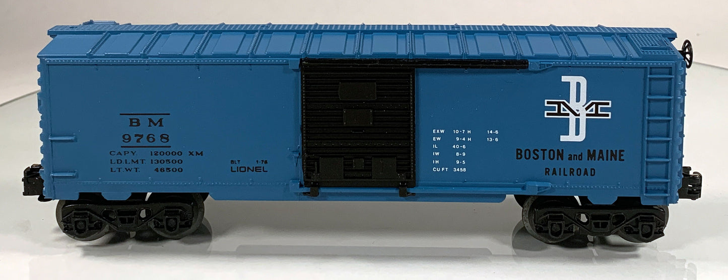 LIONEL • O GAUGE • 1976 Boston & Maine Boxcar 6-9768 • EX COND