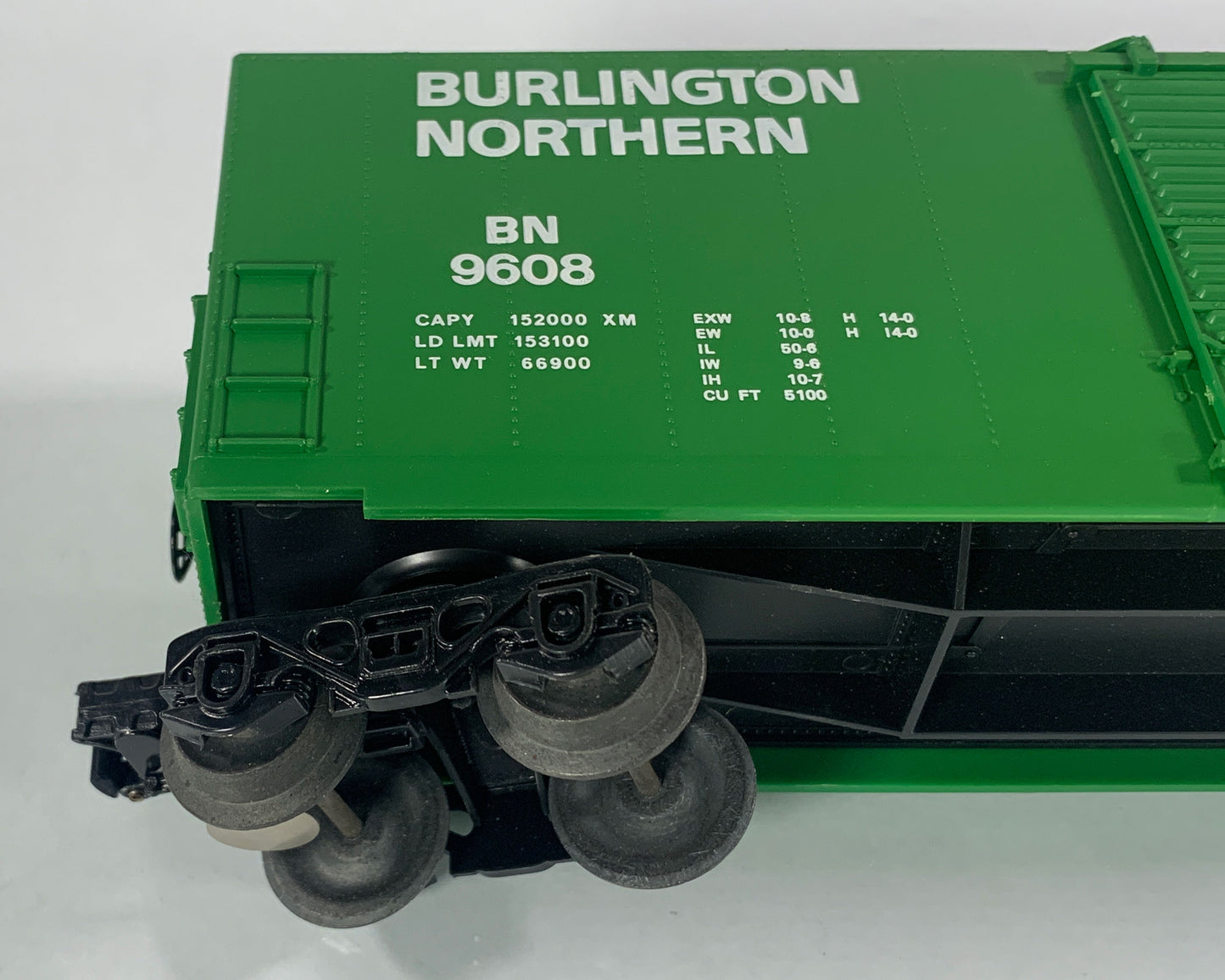 LIONEL • O GAUGE • 1976 Burlington Northern Hi-Cube Boxcar 6-9608 • NEW OLD STOCK