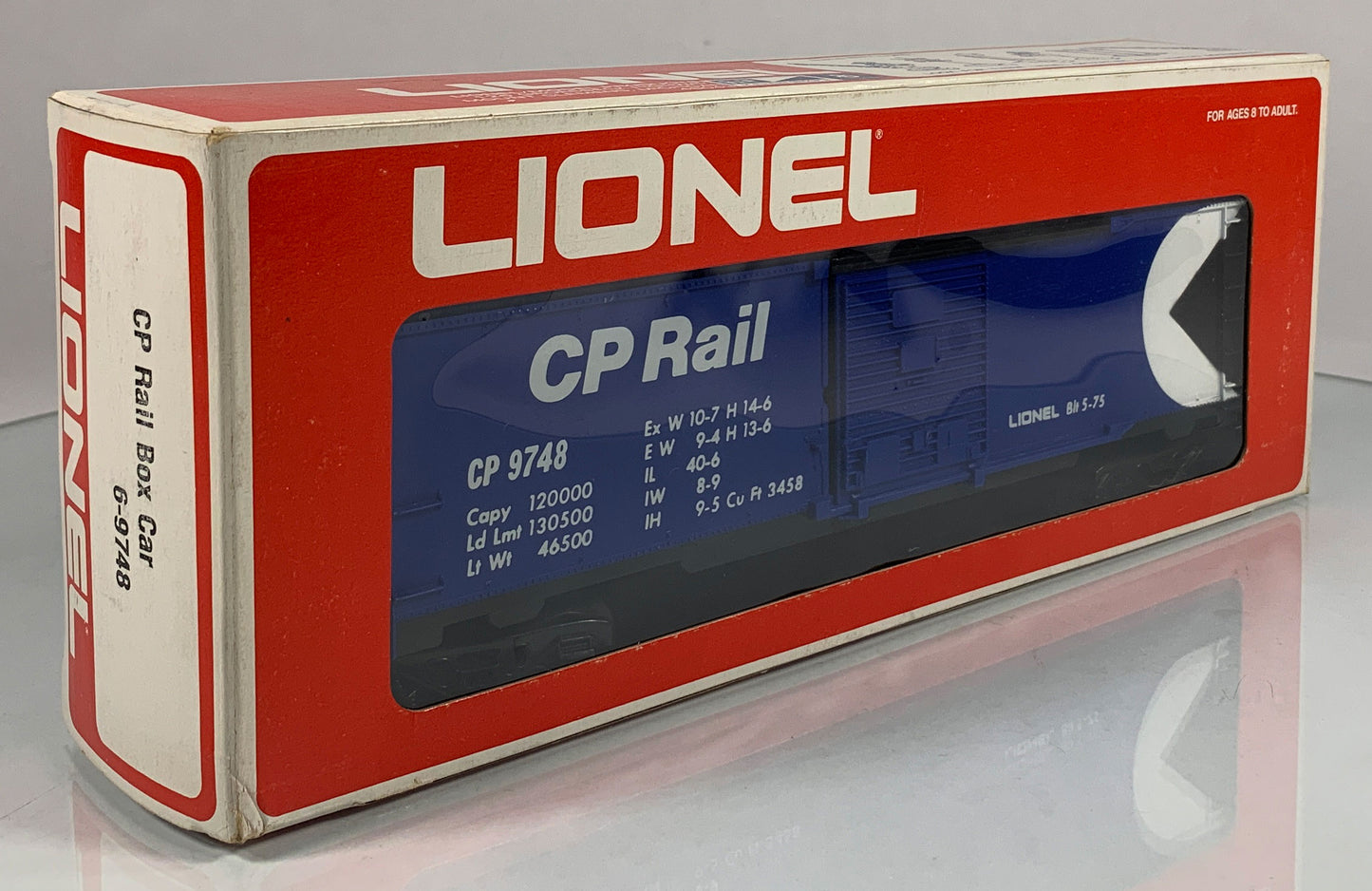 LIONEL • O GAUGE • 1975 CP Rail Boxcar 6-9748 • NEW OLD STOCK