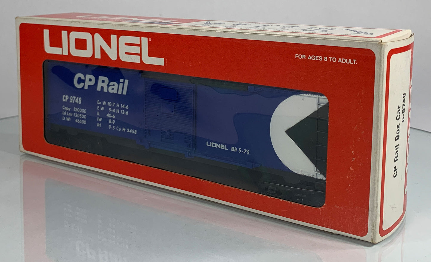 LIONEL • O GAUGE • 1975 CP Rail Boxcar 6-9748 • NEW OLD STOCK