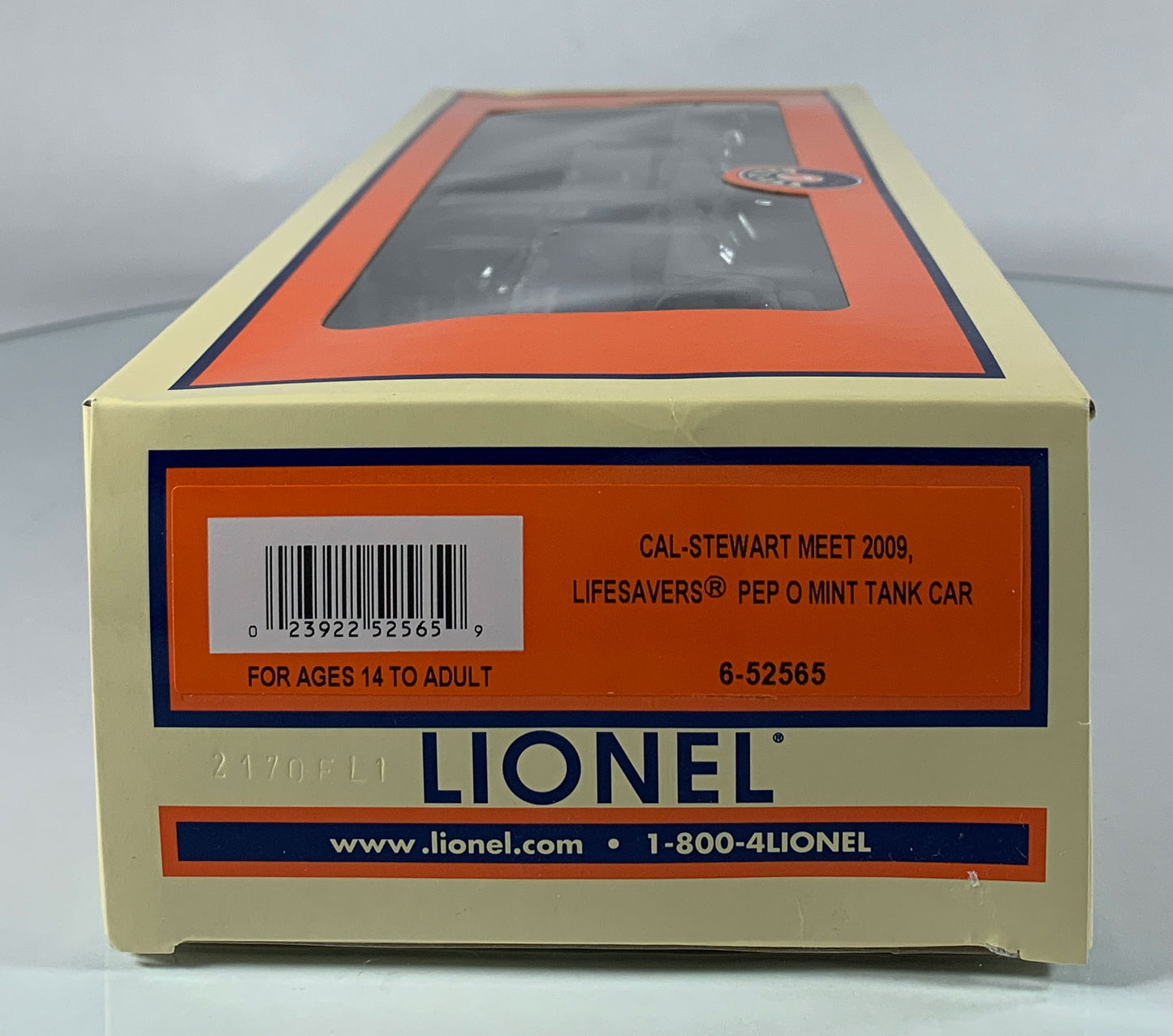LIONEL • O GAUGE • 2009 Cal Stewart Life Savers Pep O Mint Tank Car 6-52565 • NEW OLD STOCK