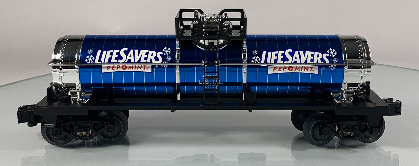 LIONEL • O GAUGE • 2009 Cal Stewart Life Savers Pep O Mint Tank Car 6-52565 • NEW OLD STOCK