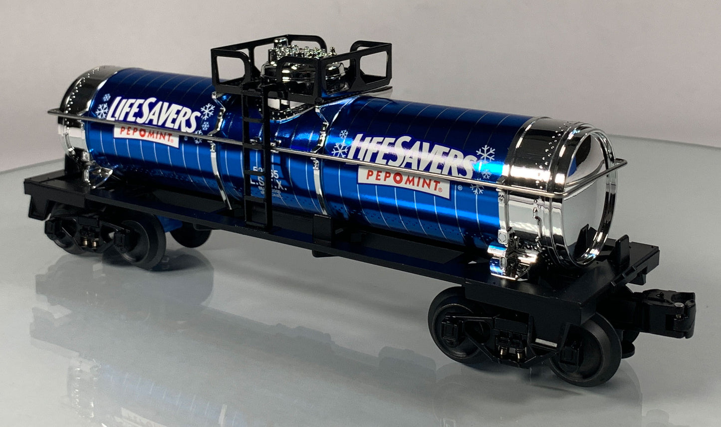 LIONEL • O GAUGE • 2009 Cal Stewart Life Savers Pep O Mint Tank Car 6-52565 • NEW OLD STOCK