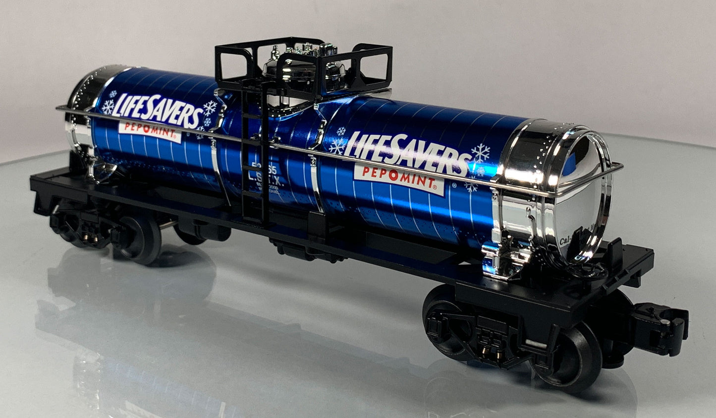 LIONEL • O GAUGE • 2009 Cal Stewart Life Savers Pep O Mint Tank Car 6-52565 • NEW OLD STOCK