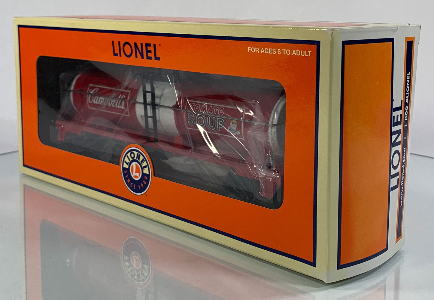 LIONEL • O GAUGE • 2004 Campbell’s Soup Single Dome Tank Car 6-26158 • NEW OLD STOCK