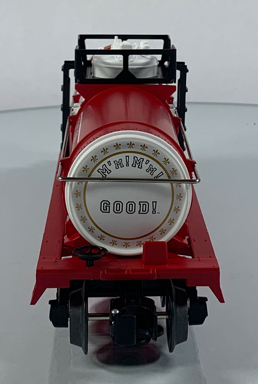 LIONEL • O GAUGE • 2004 Campbell’s Soup Single Dome Tank Car 6-26158 • NEW OLD STOCK
