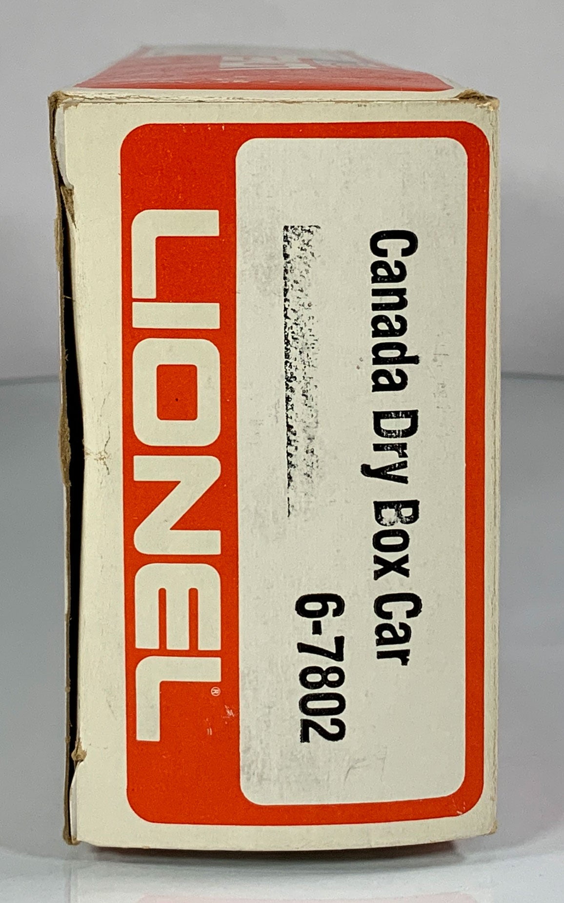 LIONEL • O GAUGE • 1976 Canada Dry Ginger Ale Boxcar 6-7802 • EX COND