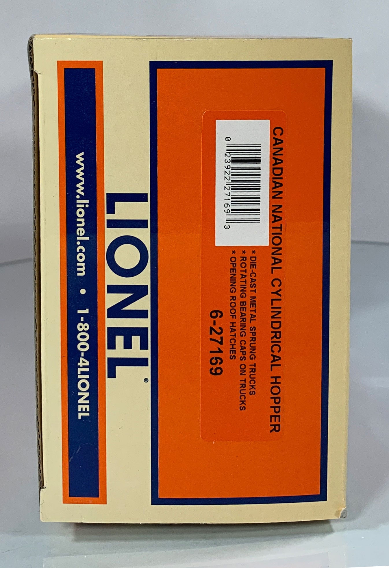 LIONEL • STD O GAUGE • 2007 Canadian National Cylindrical Hopper 6-27169 • NEW OLD STOCK
