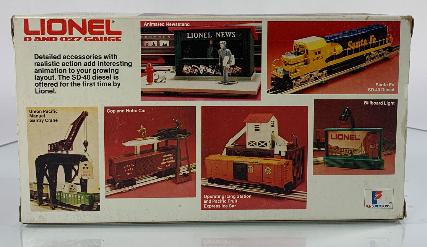 LIONEL • O GAUGE • 1982 Canadian Pacific Snow Plow Motorized 6-8264 • EX COND
