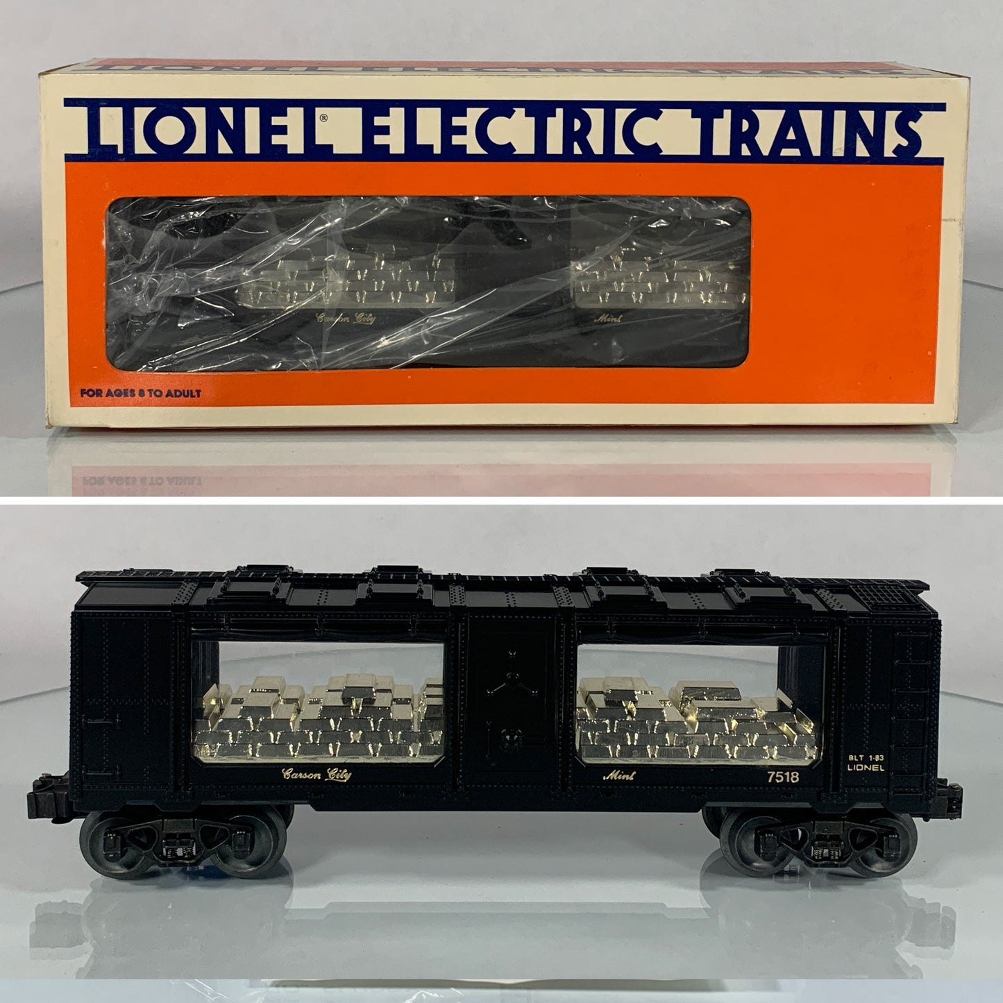 LIONEL • O GAUGE • 1983 Carson City Mint Car 6-7518 • NEW OLD STOCK