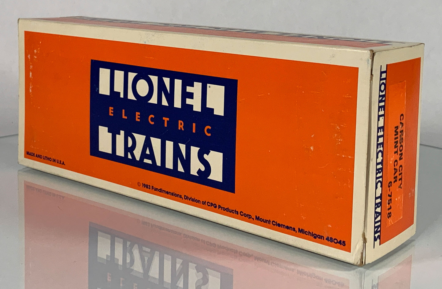 LIONEL • O GAUGE • 1983 Carson City Mint Car 6-7518 • NEW OLD STOCK