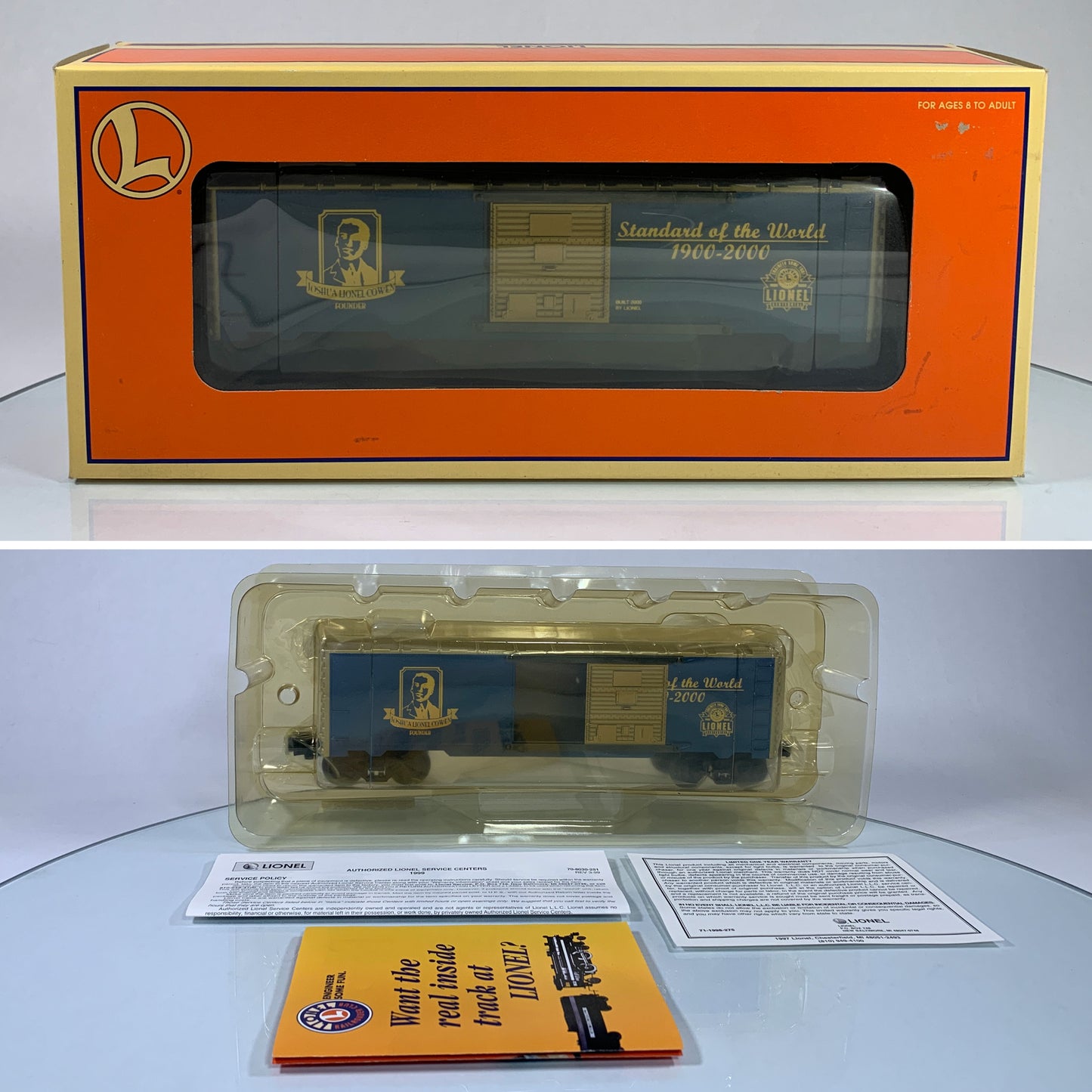 LIONEL • O GAUGE • 2000 Lionel Centennial Boxcar 6-39202 • NEW OLD STOCK