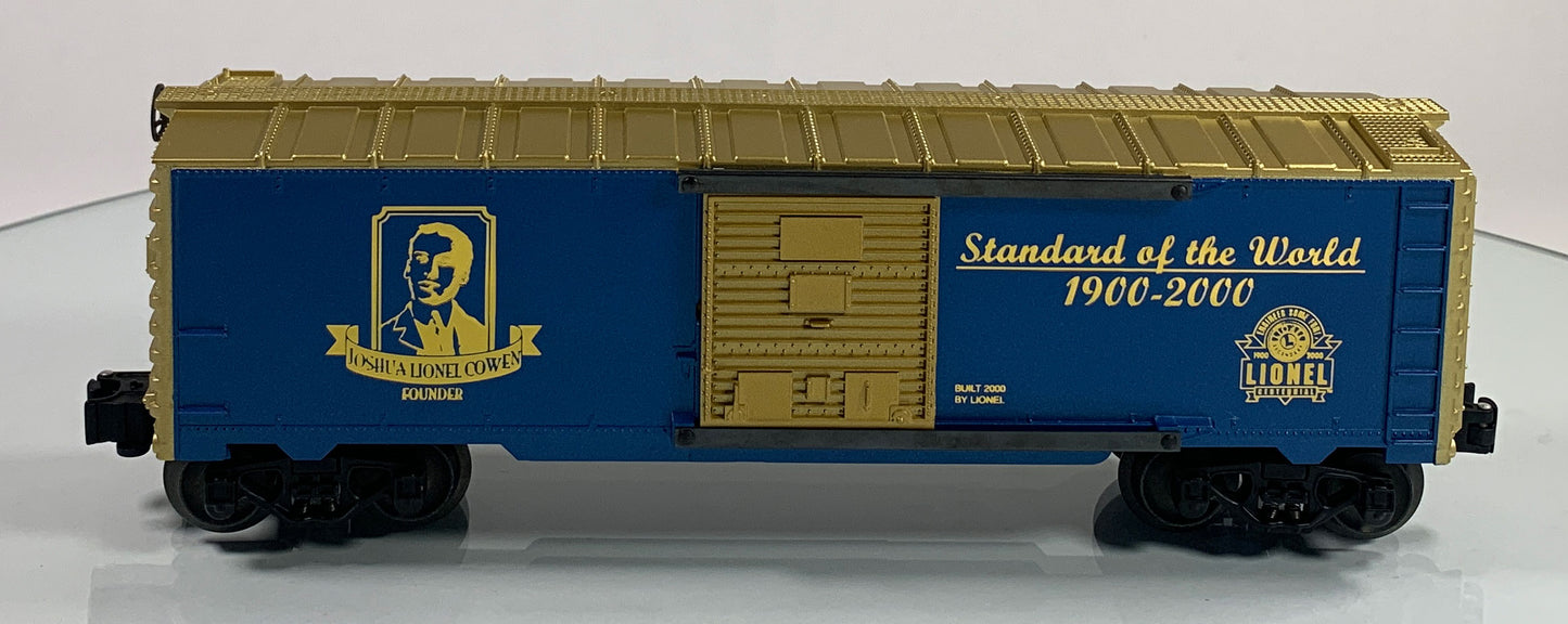 LIONEL • O GAUGE • 2000 Lionel Centennial Boxcar 6-39202 • NEW OLD STOCK