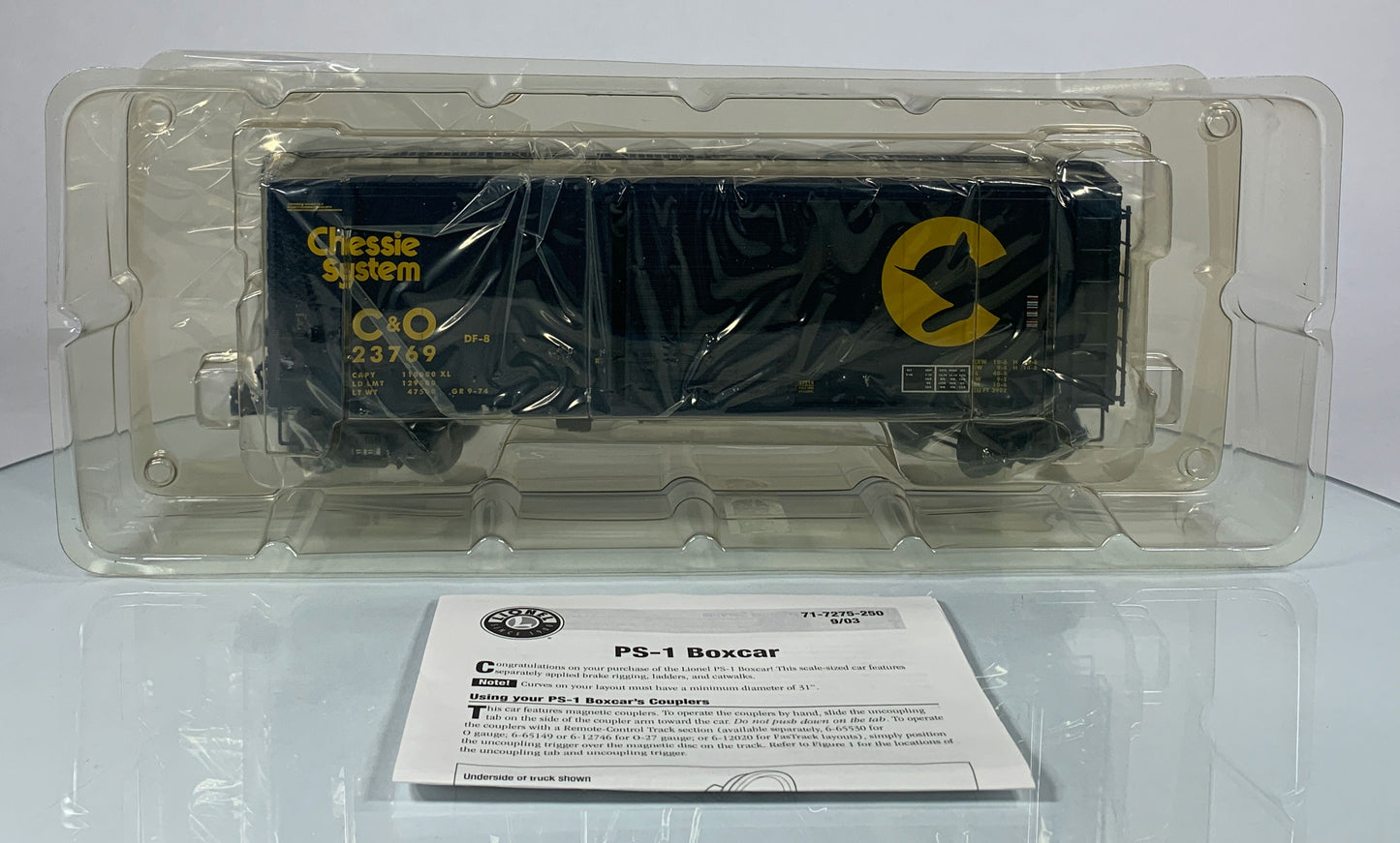 LIONEL • O GAUGE • 2006 Chessie System PS-1 Boxcar 6-27214 • NEW OLD STOCK