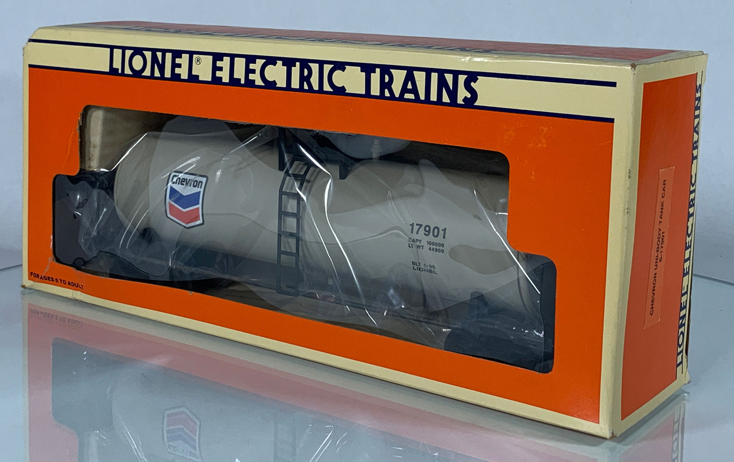 LIONEL • O GAUGE • 1991 Chevron Tank Car 6-17901 • NEW OLD STOCK