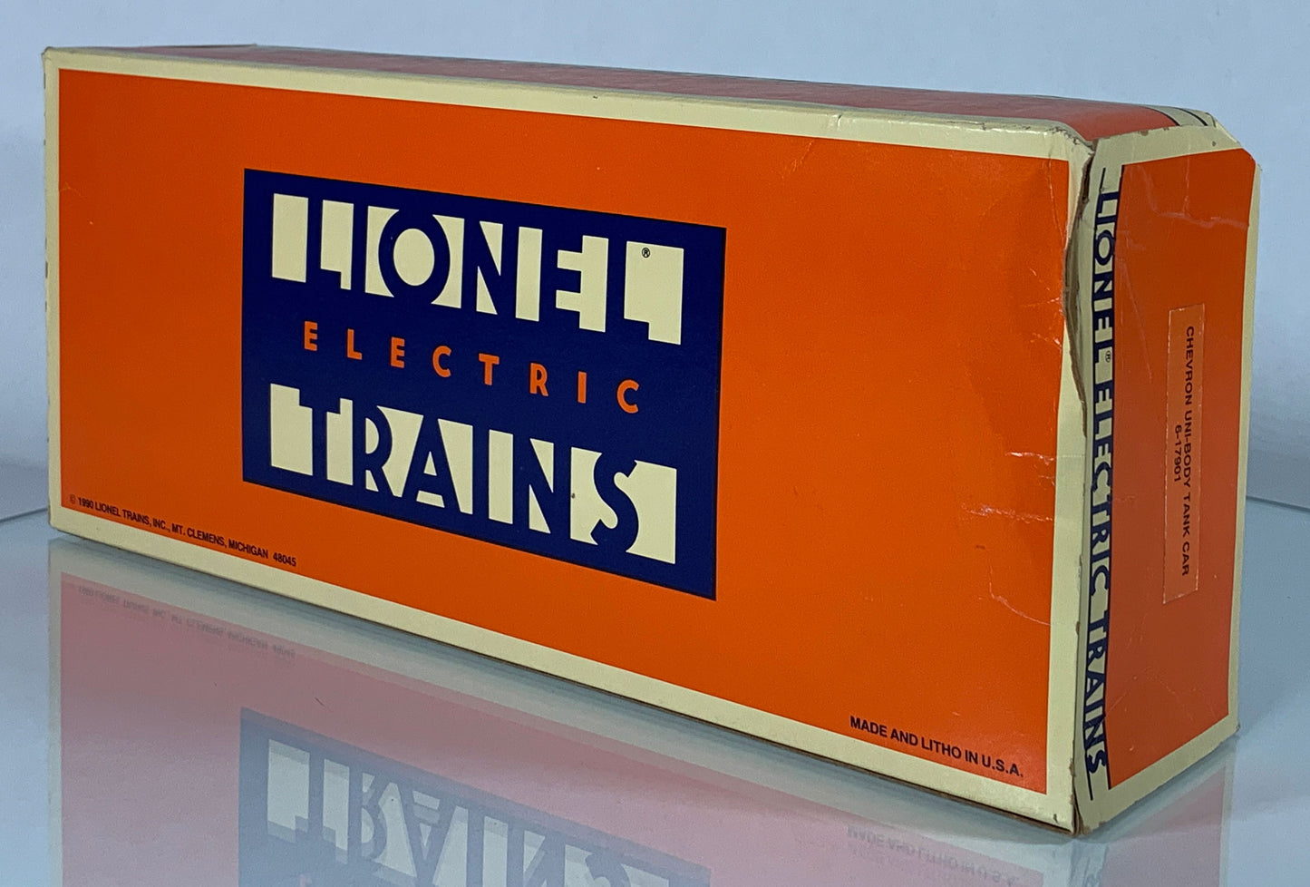 LIONEL • O GAUGE • 1991 Chevron Tank Car 6-17901 • NEW OLD STOCK