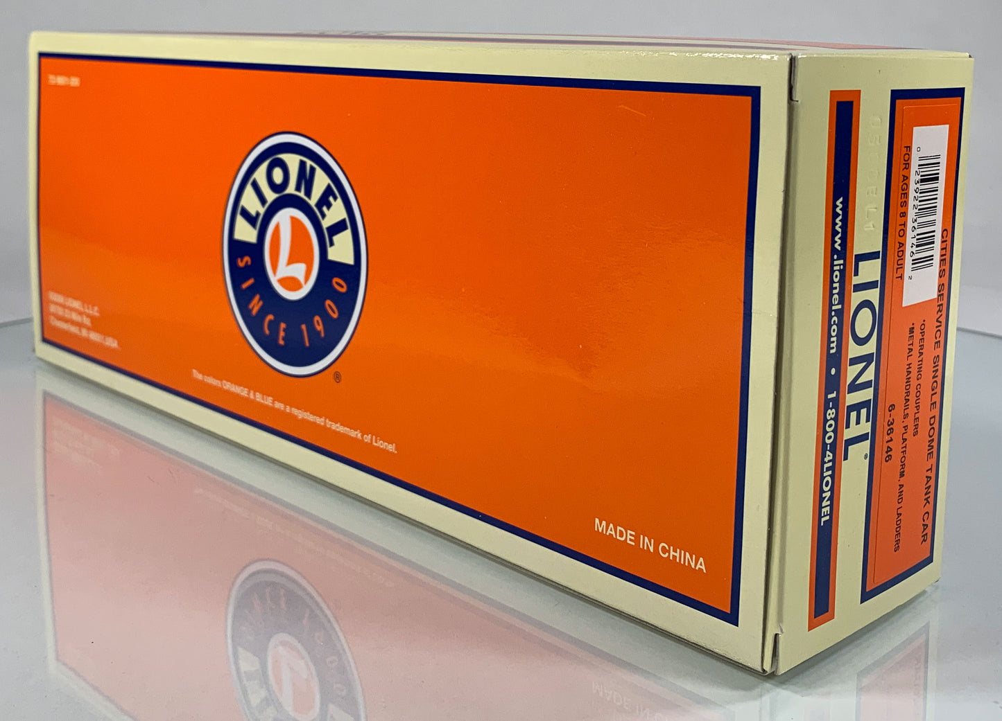 LIONEL • O GAUGE • 2010 Cities Service Single Dome Tank Car 6-36146 • NEW OLD STOCK