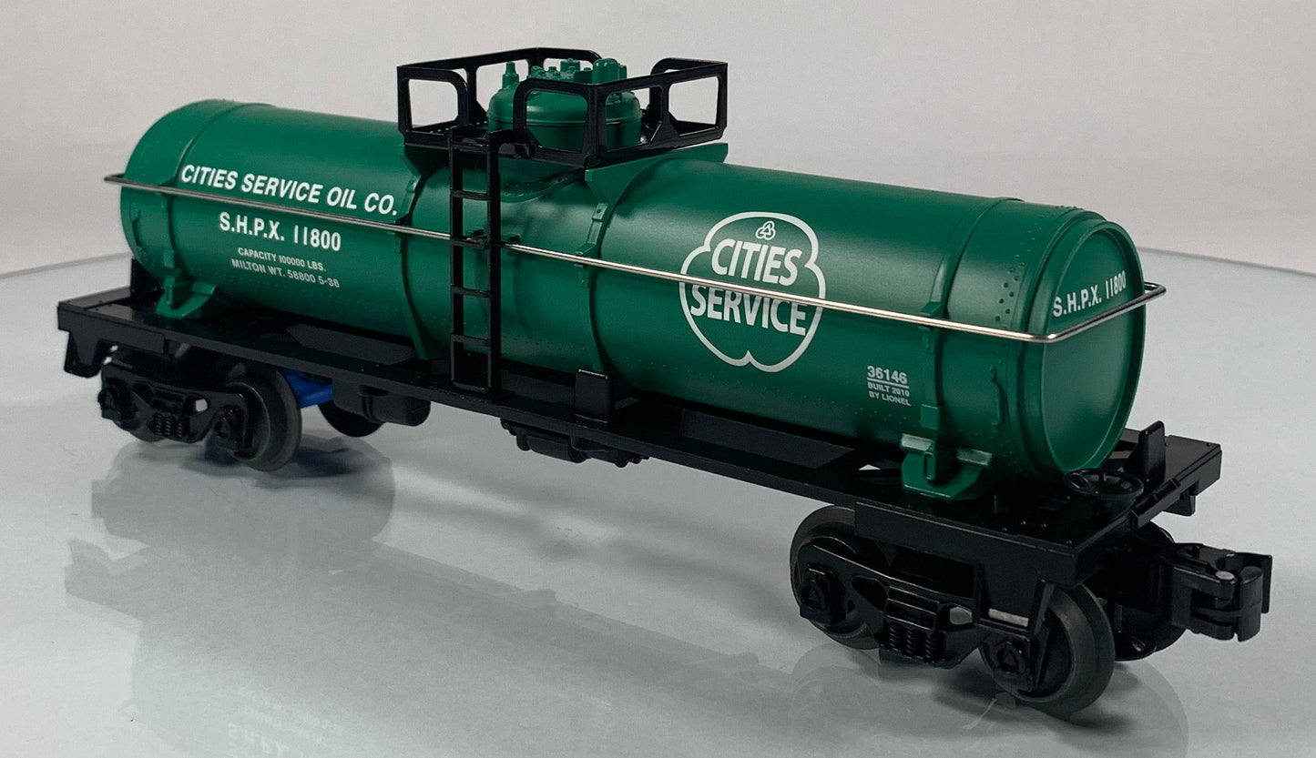 LIONEL • O GAUGE • 2010 Cities Service Single Dome Tank Car 6-36146 • NEW OLD STOCK