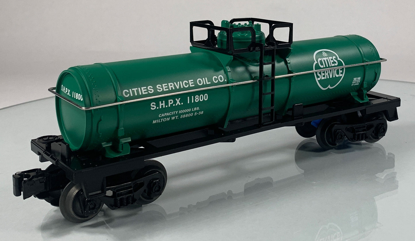 LIONEL • O GAUGE • 2010 Cities Service Single Dome Tank Car 6-36146 • NEW OLD STOCK