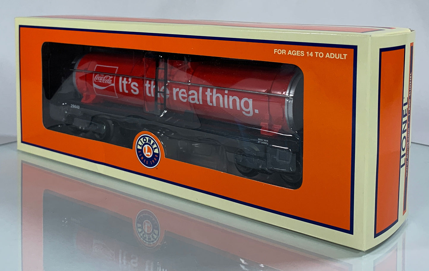 LIONEL • O GAUGE • 2010 Coca-Cola Tank Car 6-29640 • NEW OLD STOCK